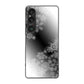 Xperia 1 VI A401SO SoftBank 高画質仕上げ 背面印刷 ハードケース 【YJ340 モノトーン 雪の結晶 】