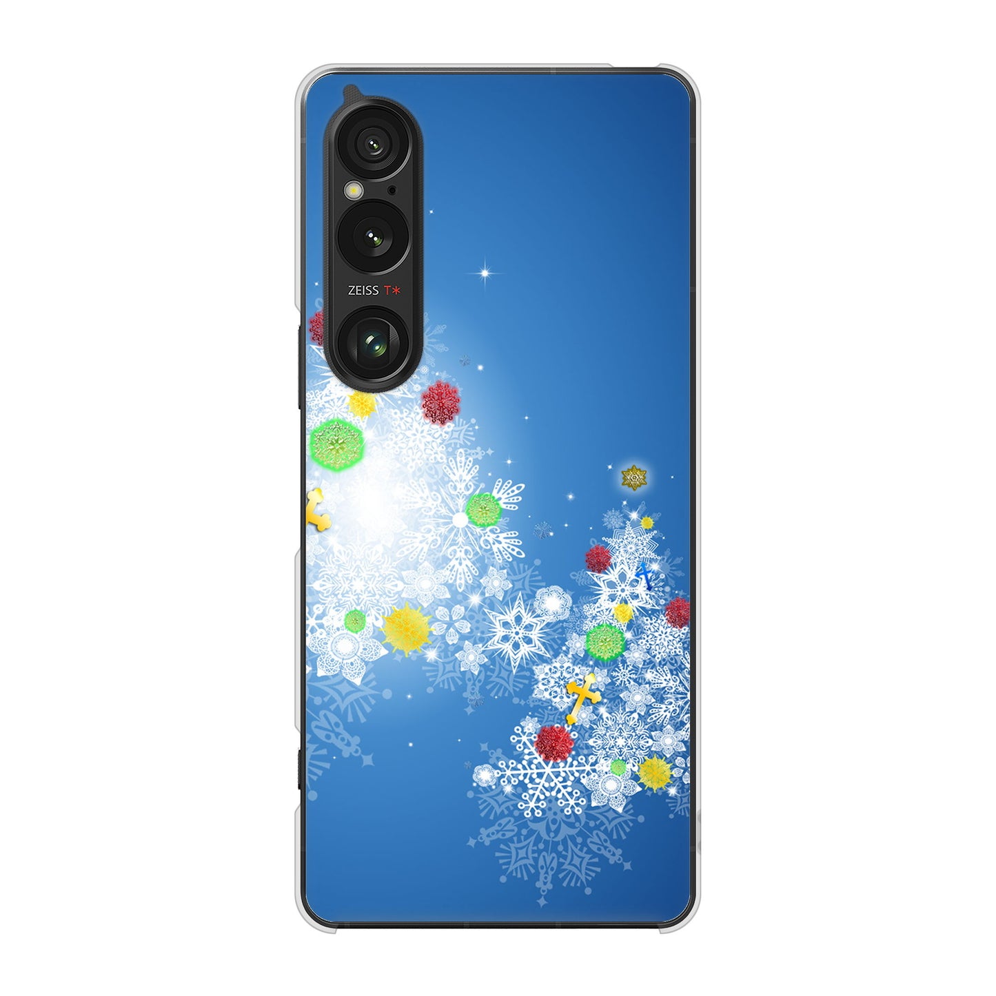 Xperia 1 VI A401SO SoftBank 高画質仕上げ 背面印刷 ハードケースクリスマス