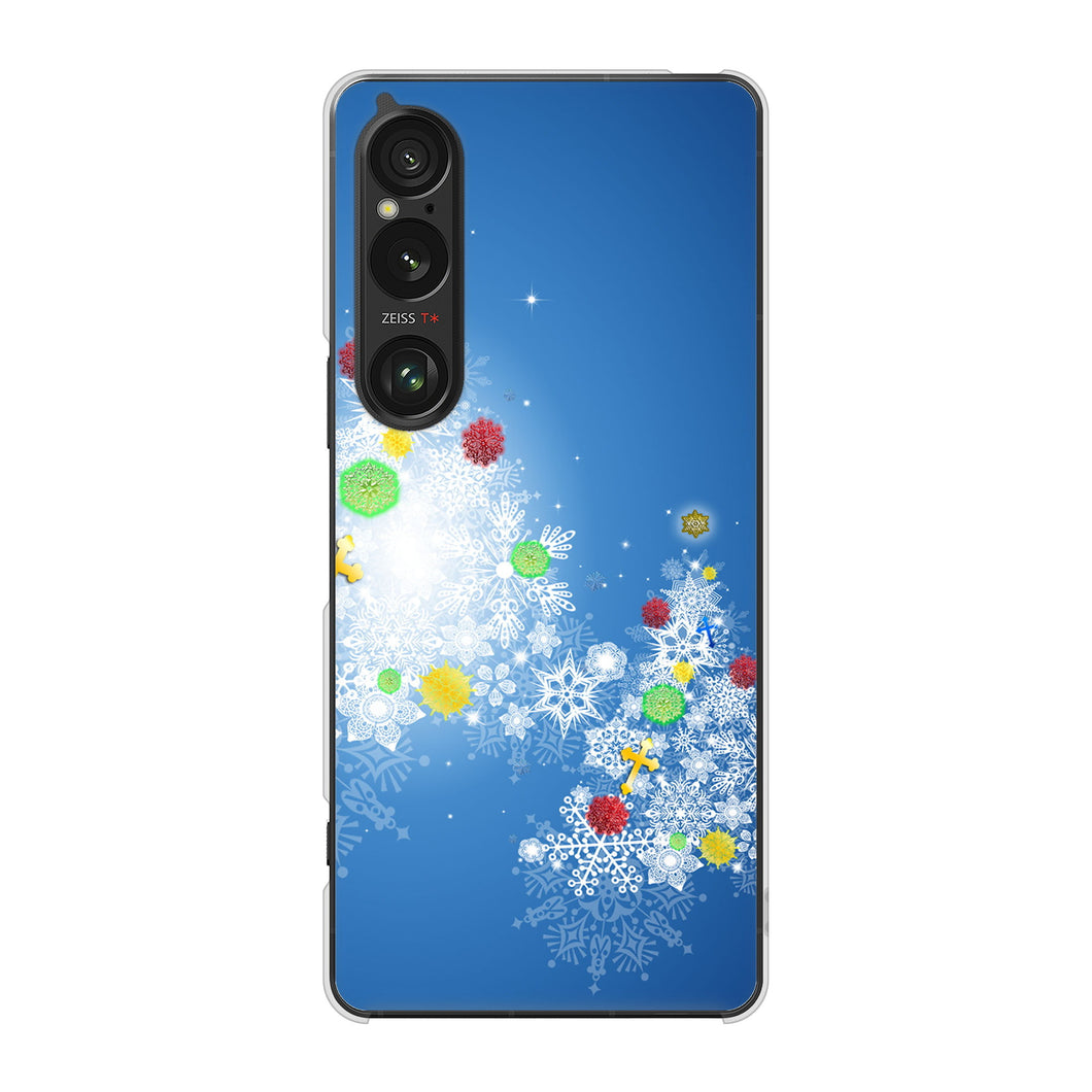 Xperia 1 VI A401SO SoftBank 高画質仕上げ 背面印刷 ハードケースクリスマス
