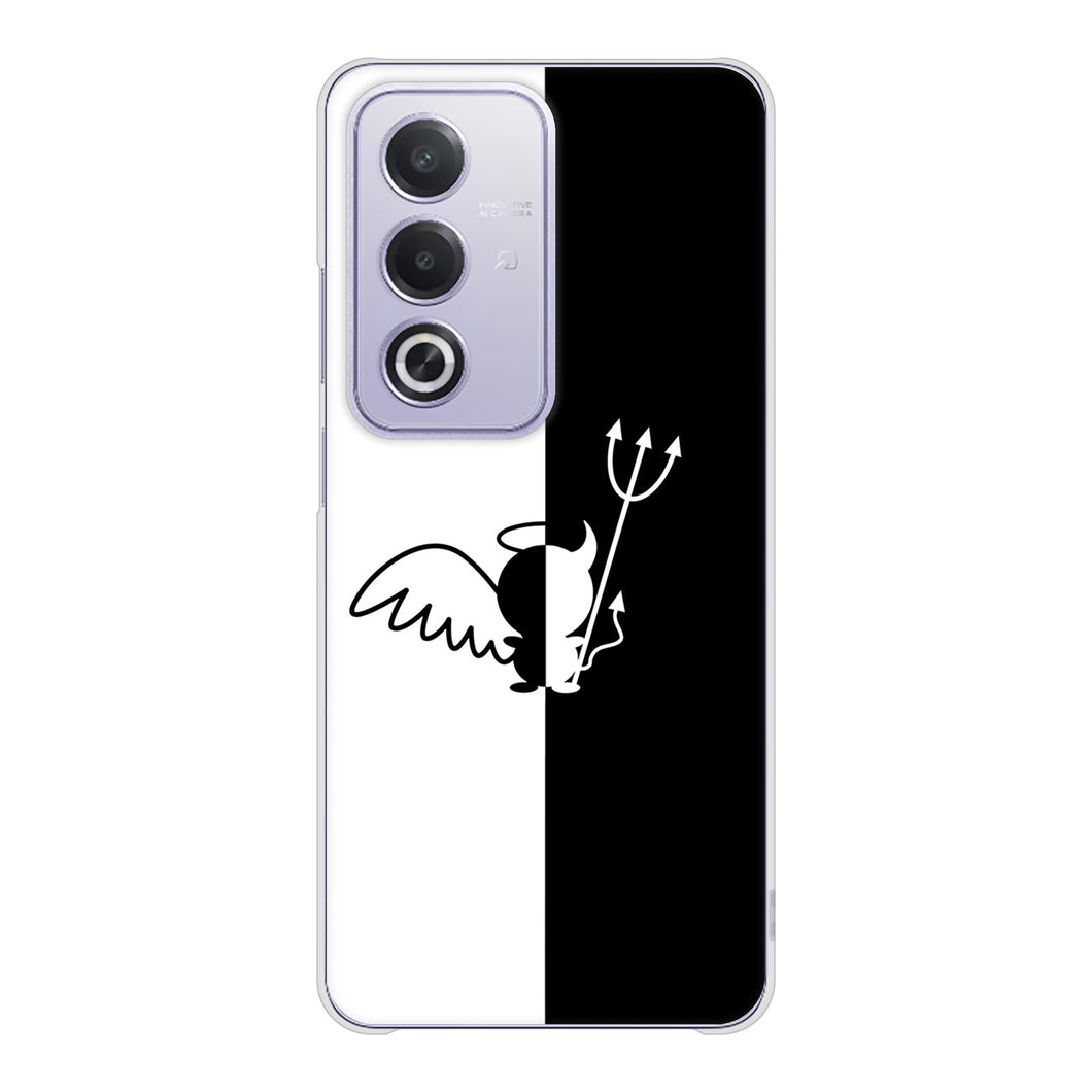 OPPO A3 5G A402OP Y!mobile 高画質仕上げ 背面印刷 ハードケース 【027 ハーフデビット】