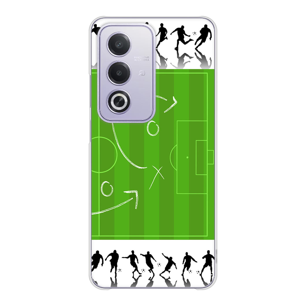 OPPO A3 5G A402OP Y!mobile 高画質仕上げ 背面印刷 ハードケース 【304 サッカー戦略ボード】