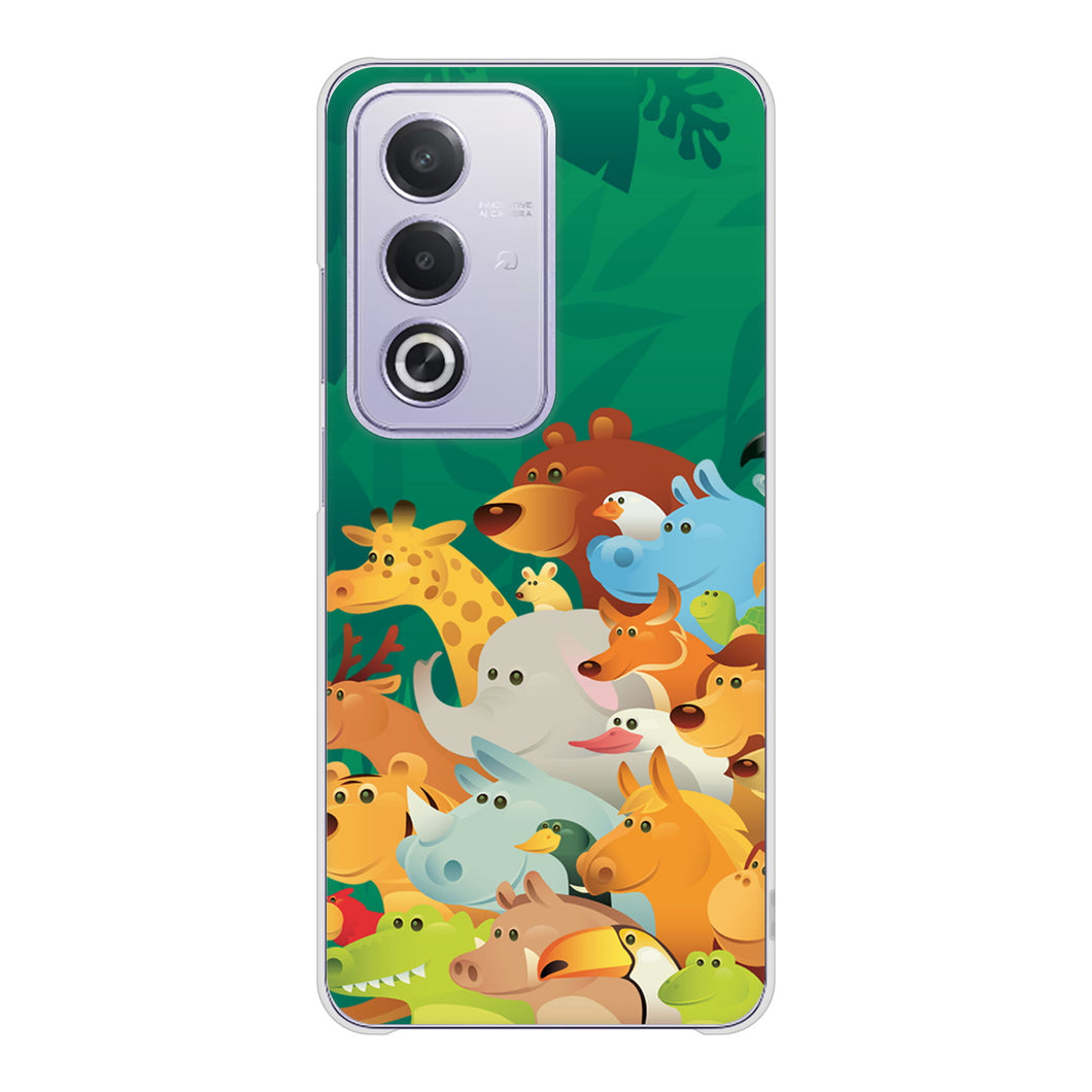 OPPO A3 5G A402OP Y!mobile 高画質仕上げ 背面印刷 ハードケース 【370 全員集合】