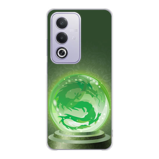 OPPO A3 5G A402OP Y!mobile 高画質仕上げ 背面印刷 ハードケース 【439 水晶に浮かぶ龍】