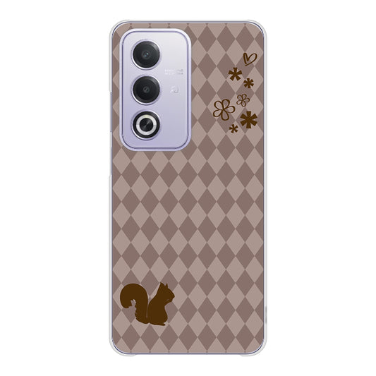 OPPO A3 5G A402OP Y!mobile 高画質仕上げ 背面印刷 ハードケース 【515 リス】
