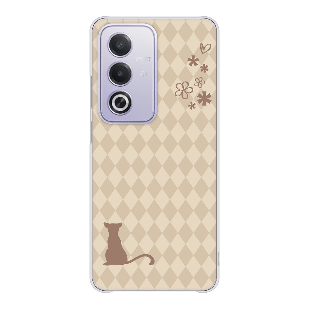 OPPO A3 5G A402OP Y!mobile 高画質仕上げ 背面印刷 ハードケース 【516 ワラビー】