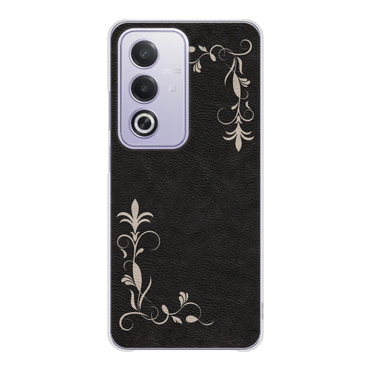 OPPO A3 5G A402OP Y!mobile 高画質仕上げ 背面印刷 ハードケース 【EK825 レザー風グラスフレーム】