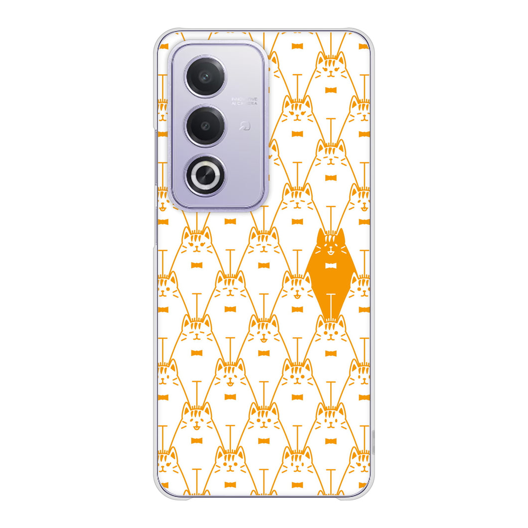OPPO A3 5G A402OP Y!mobile 高画質仕上げ 背面印刷 ハードケースパターンアニマル