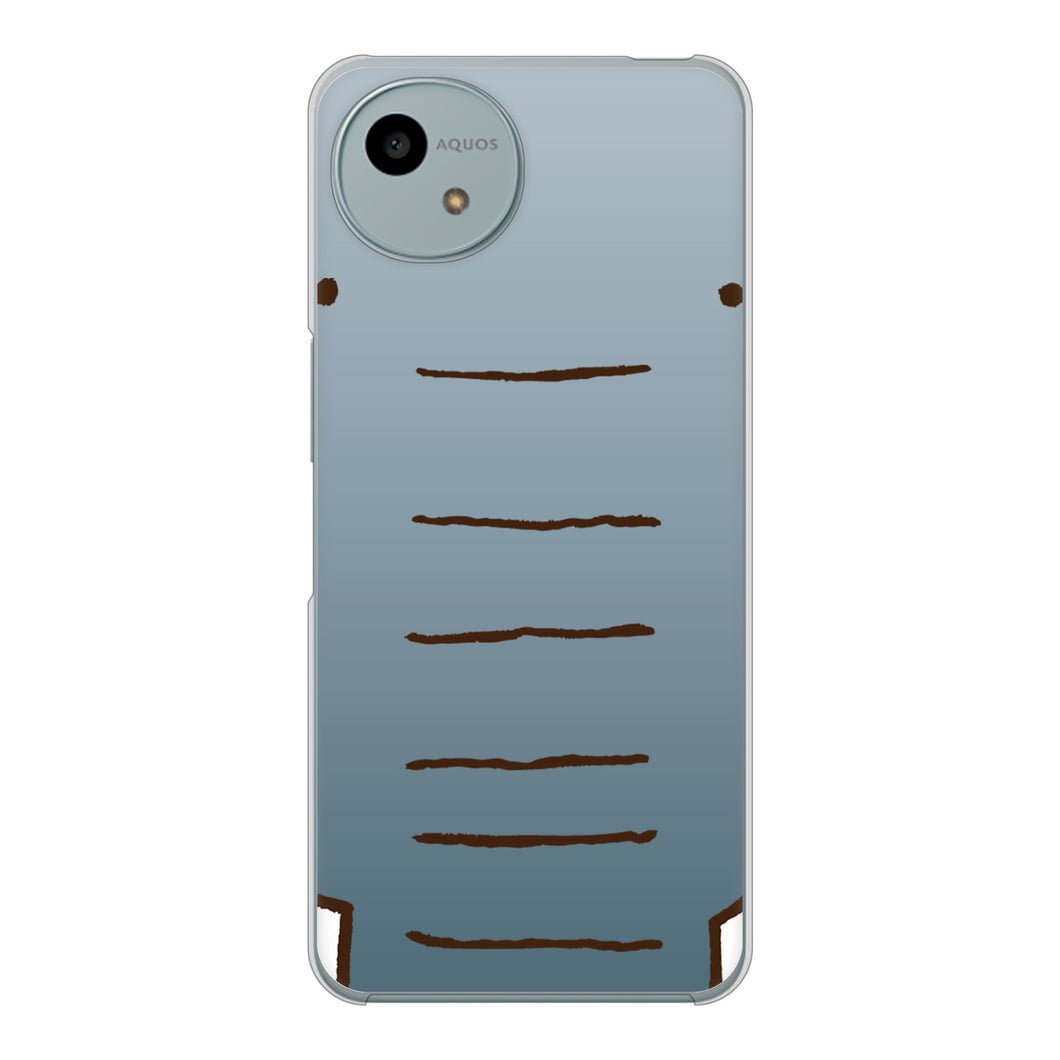 AQUOS wish4 A402SH Y!mobile 高画質仕上げ 背面印刷 ハードケースドアップアニマル