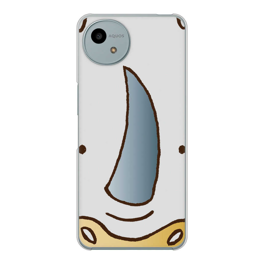 AQUOS wish4 A402SH Y!mobile 高画質仕上げ 背面印刷 ハードケースドアップアニマル