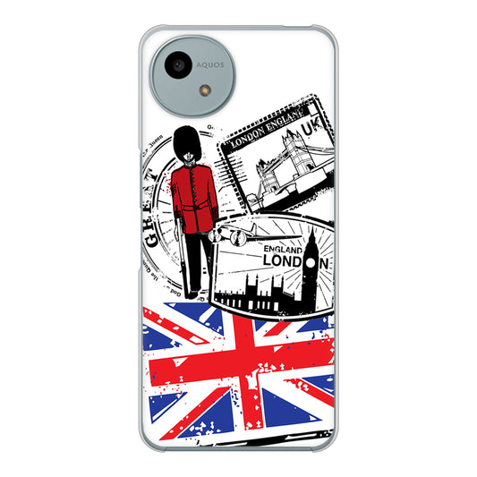 AQUOS wish4 A402SH Y!mobile 高画質仕上げ 背面印刷 ハードケースイギリスの風景