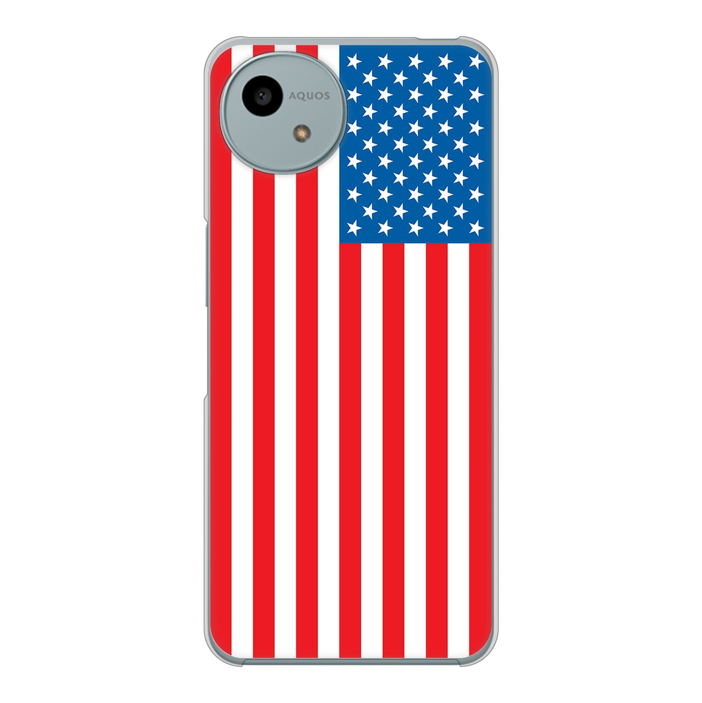 AQUOS wish4 A402SH Y!mobile 高画質仕上げ 背面印刷 ハードケース国旗