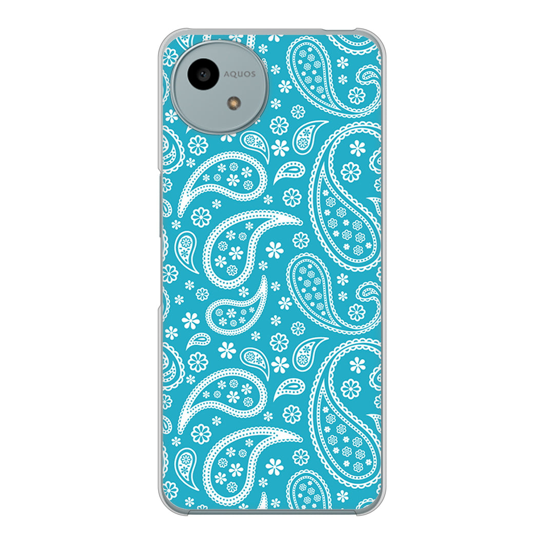 AQUOS wish4 A402SH Y!mobile 高画質仕上げ 背面印刷 ハードケースペイズリー