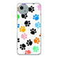 AQUOS wish4 A402SH Y!mobile 高画質仕上げ 背面印刷 ハードケース 【1108 あしあとカラフル】