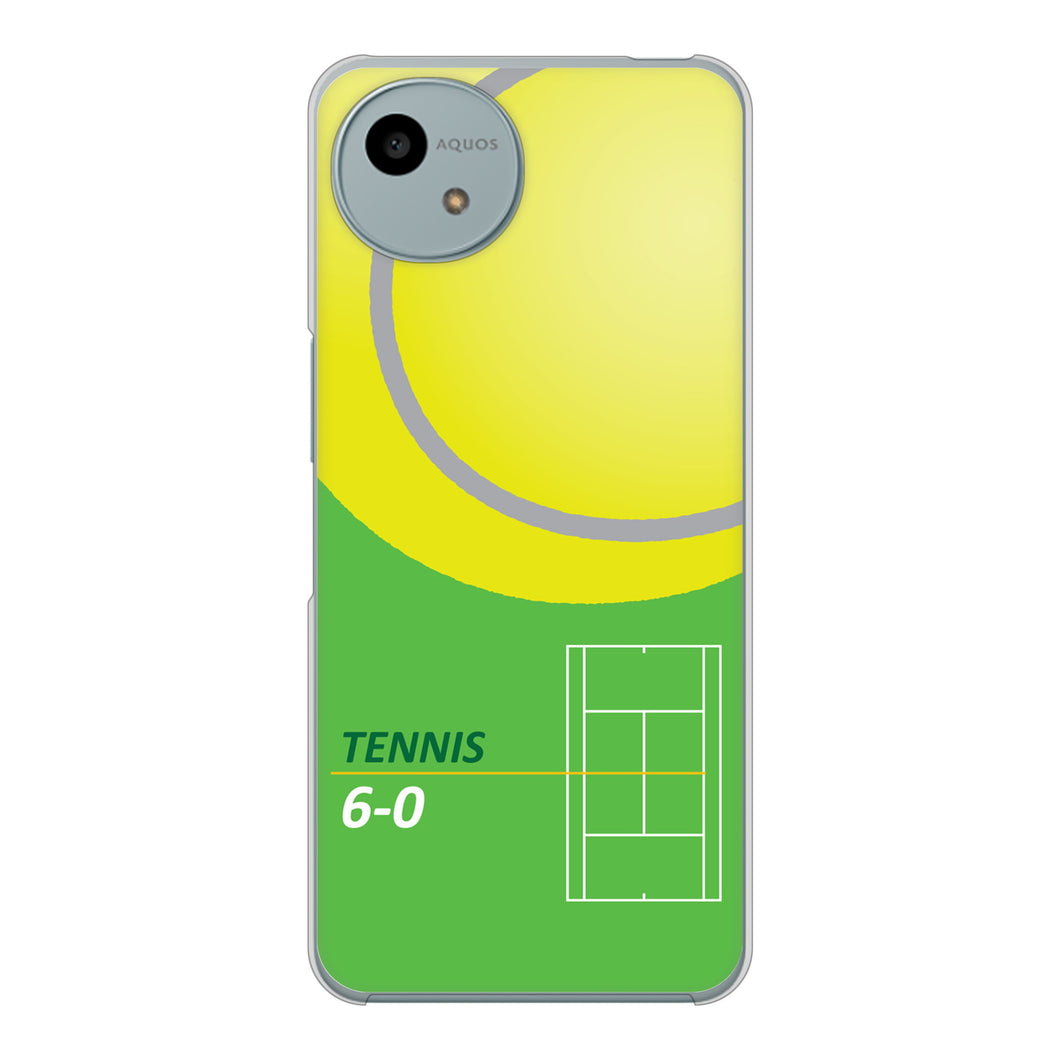 AQUOS wish4 A402SH Y!mobile 高画質仕上げ 背面印刷 ハードケース 【IB920 TENNIS】