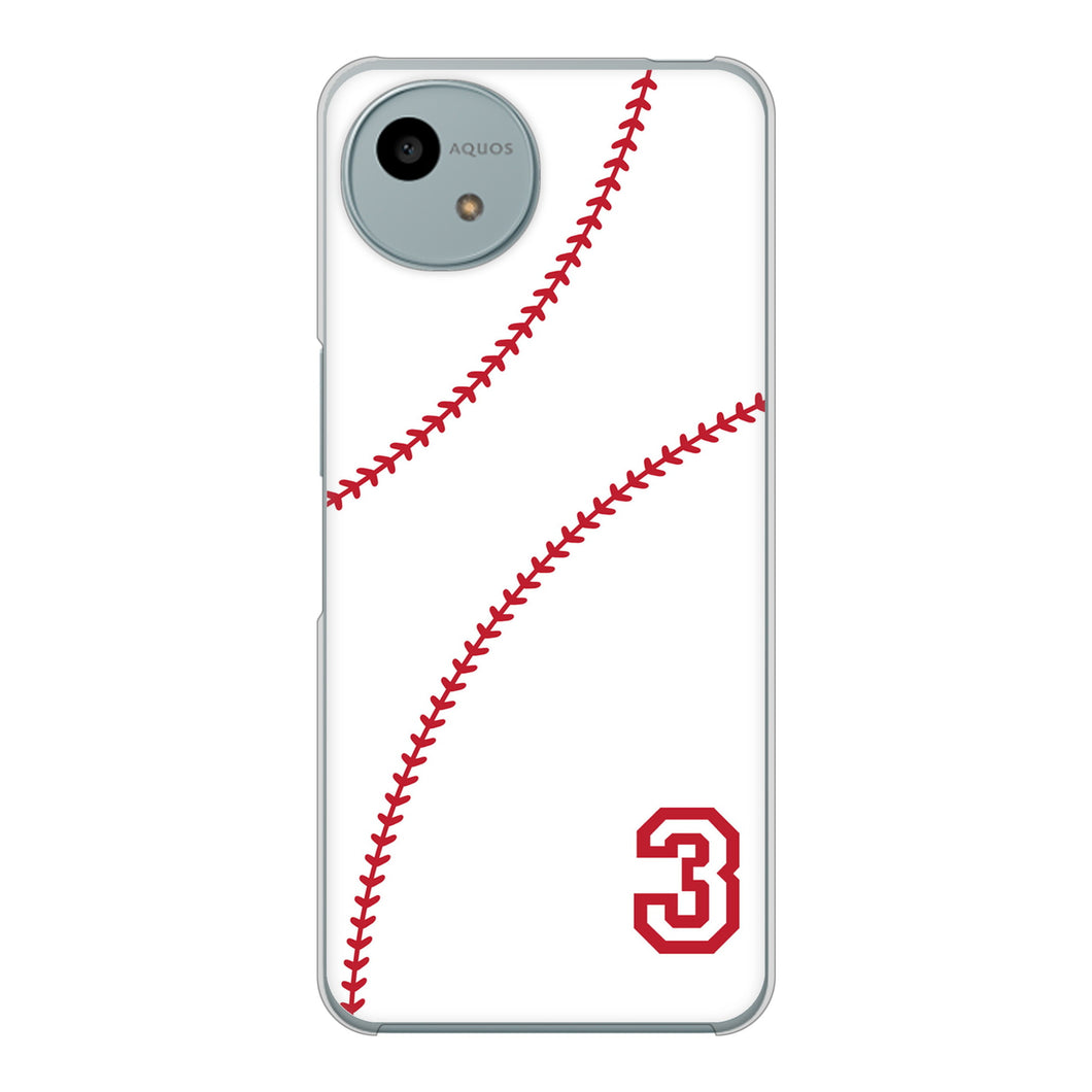 AQUOS wish4 A402SH Y!mobile 高画質仕上げ 背面印刷 ハードケースbaseball