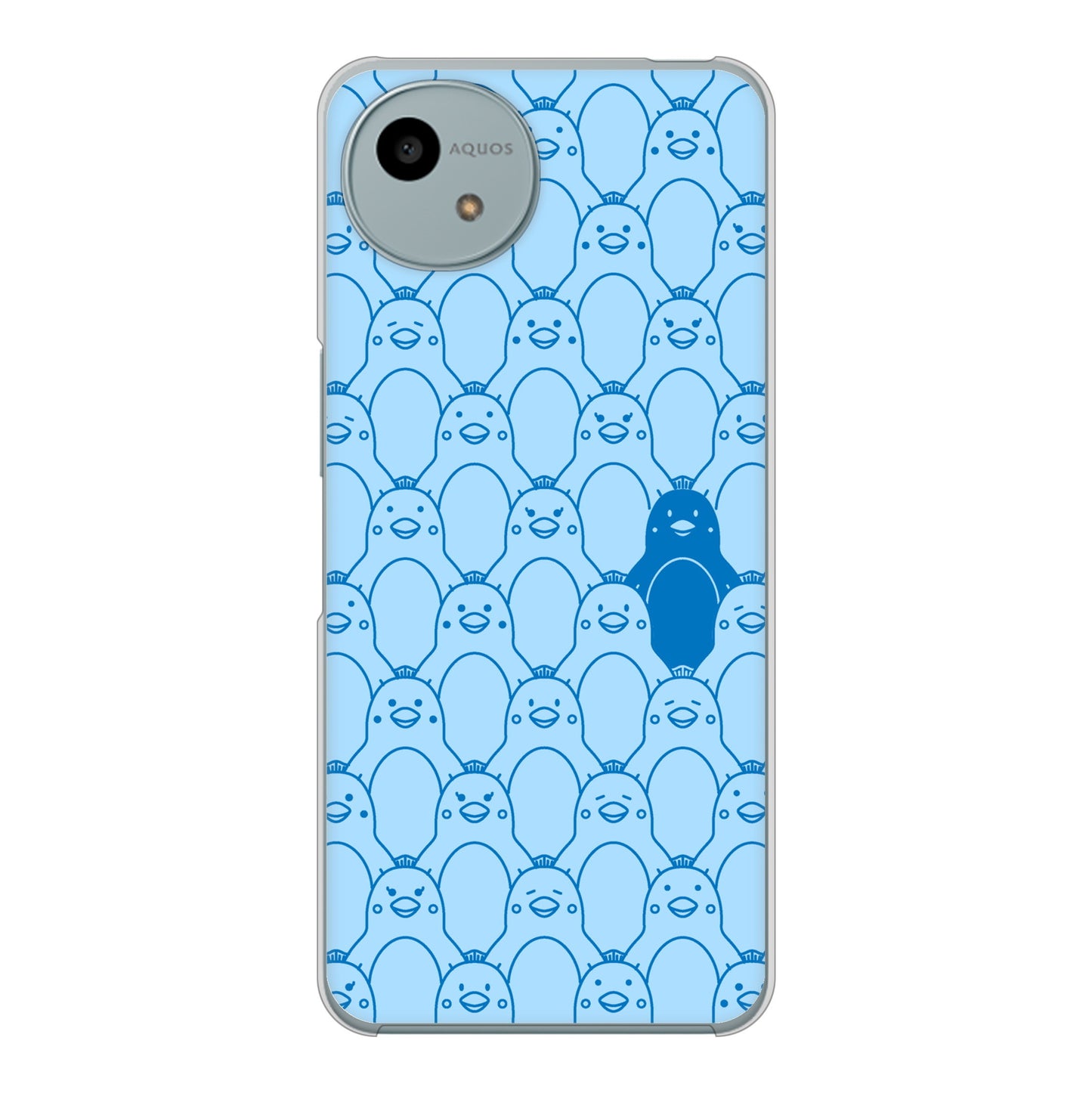 AQUOS wish4 A402SH Y!mobile 高画質仕上げ 背面印刷 ハードケースパターンアニマル