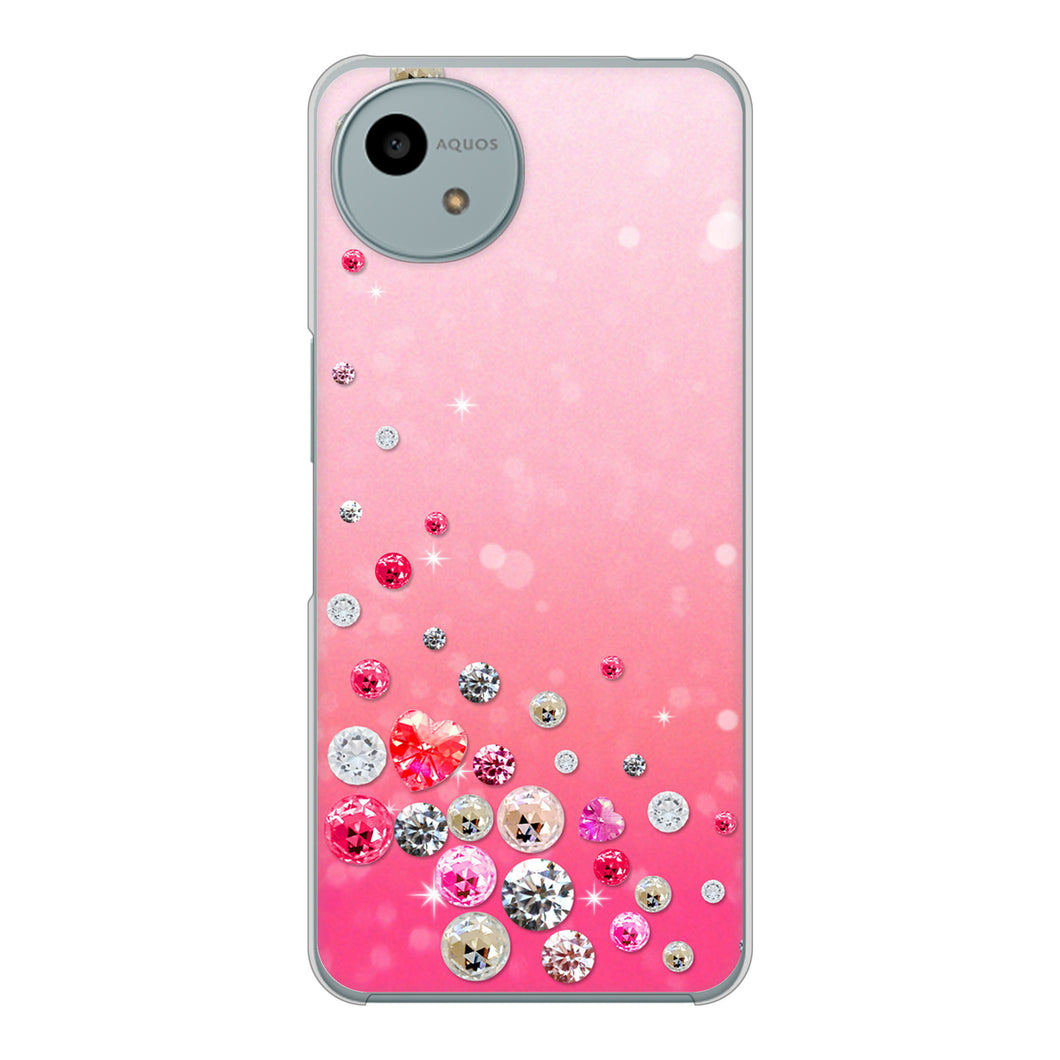 AQUOS wish4 A402SH Y!mobile 高画質仕上げ 背面印刷 ハードケーススワロデコ風プリント