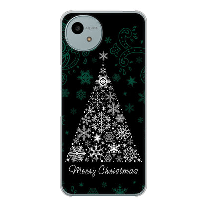 AQUOS wish4 A402SH Y!mobile 高画質仕上げ 背面印刷 ハードケースクリスマス