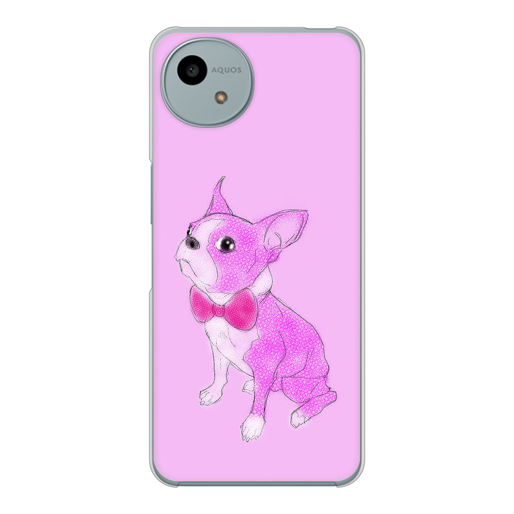 AQUOS wish4 A402SH Y!mobile 高画質仕上げ 背面印刷 ハードケースボストンテリア