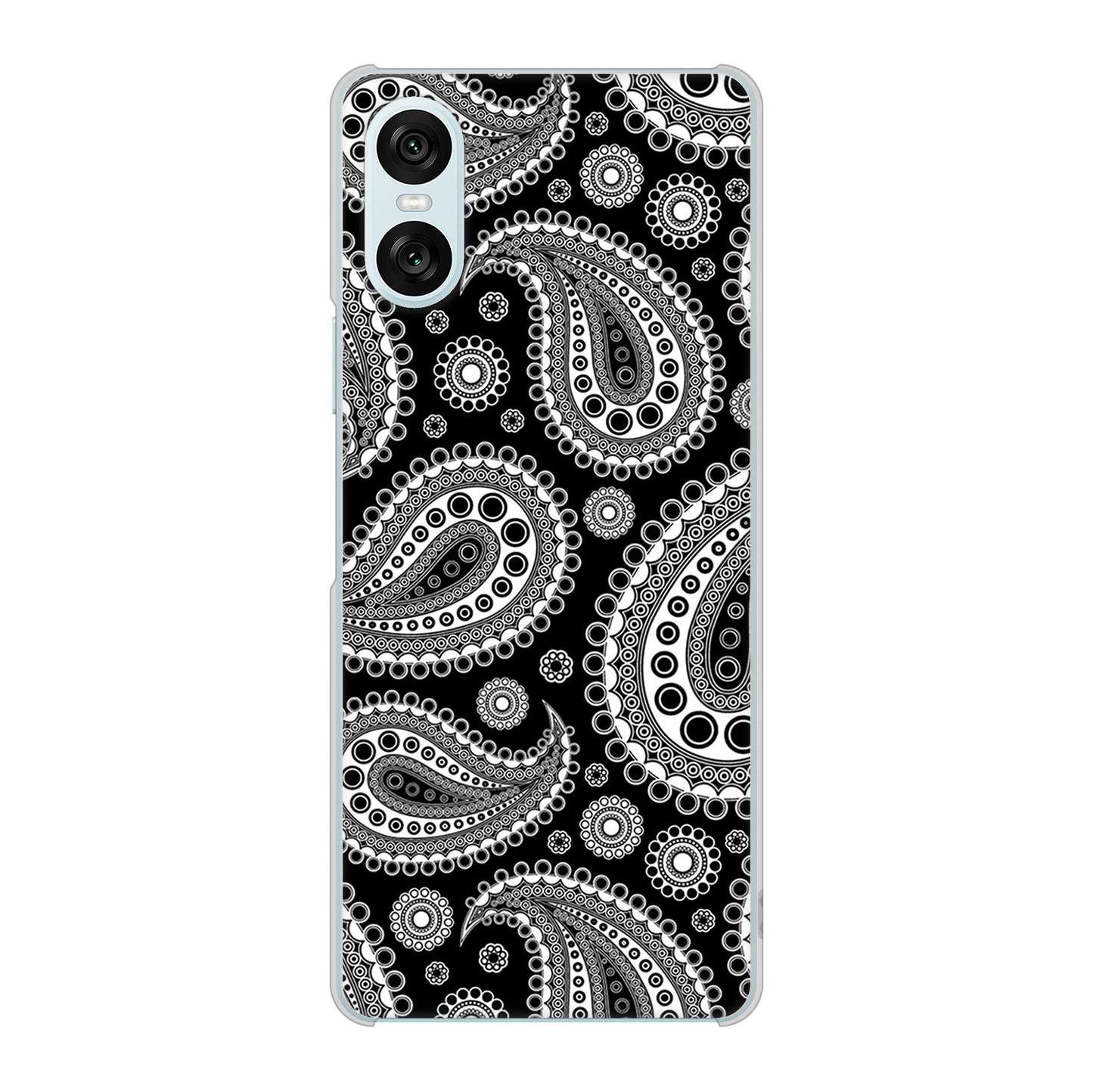 Xperia 10 VI A402SO SoftBank 高画質仕上げ 背面印刷 ハードケースペイズリー