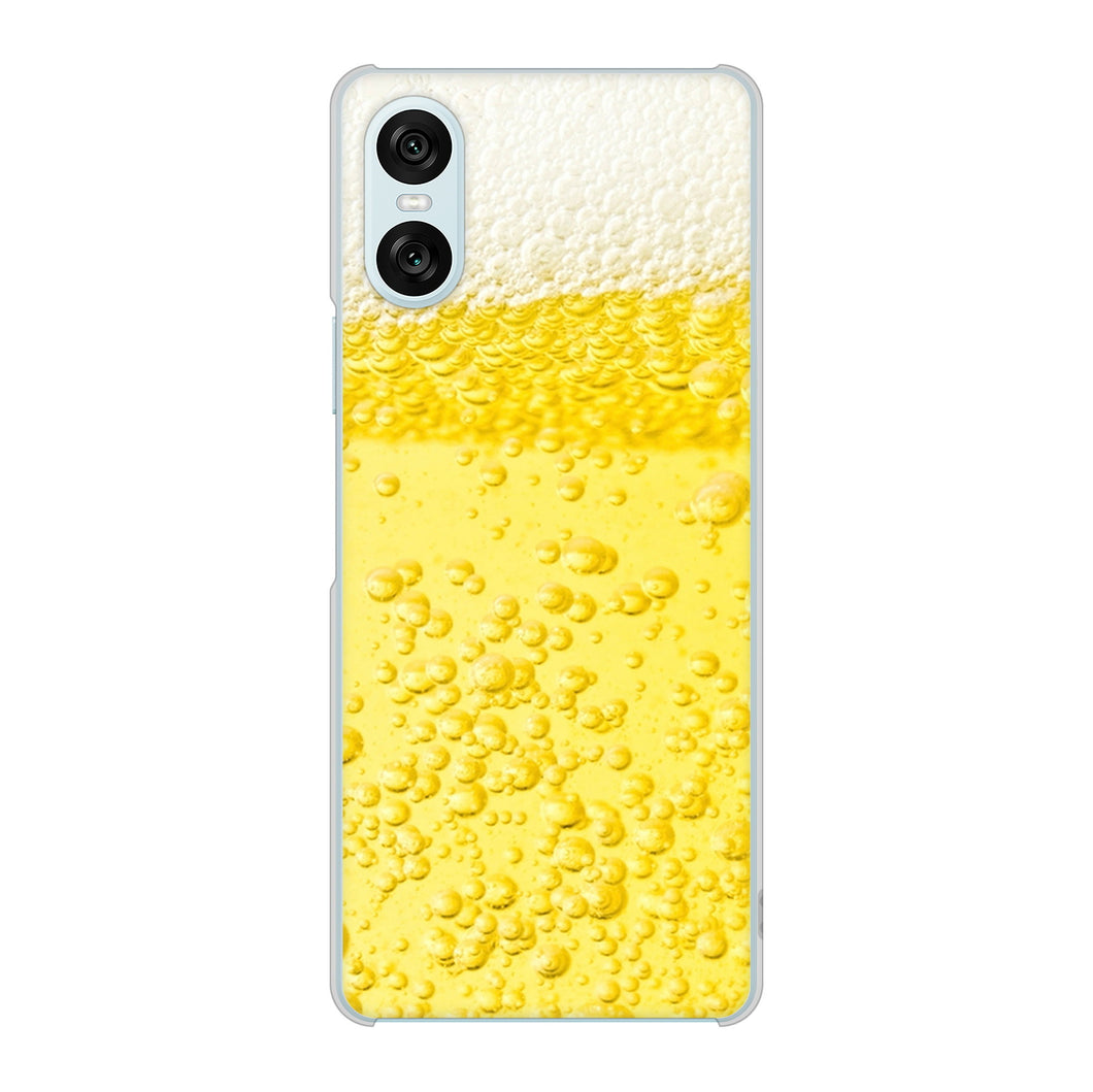Xperia 10 VI A402SO SoftBank 高画質仕上げ 背面印刷 ハードケース生ビール