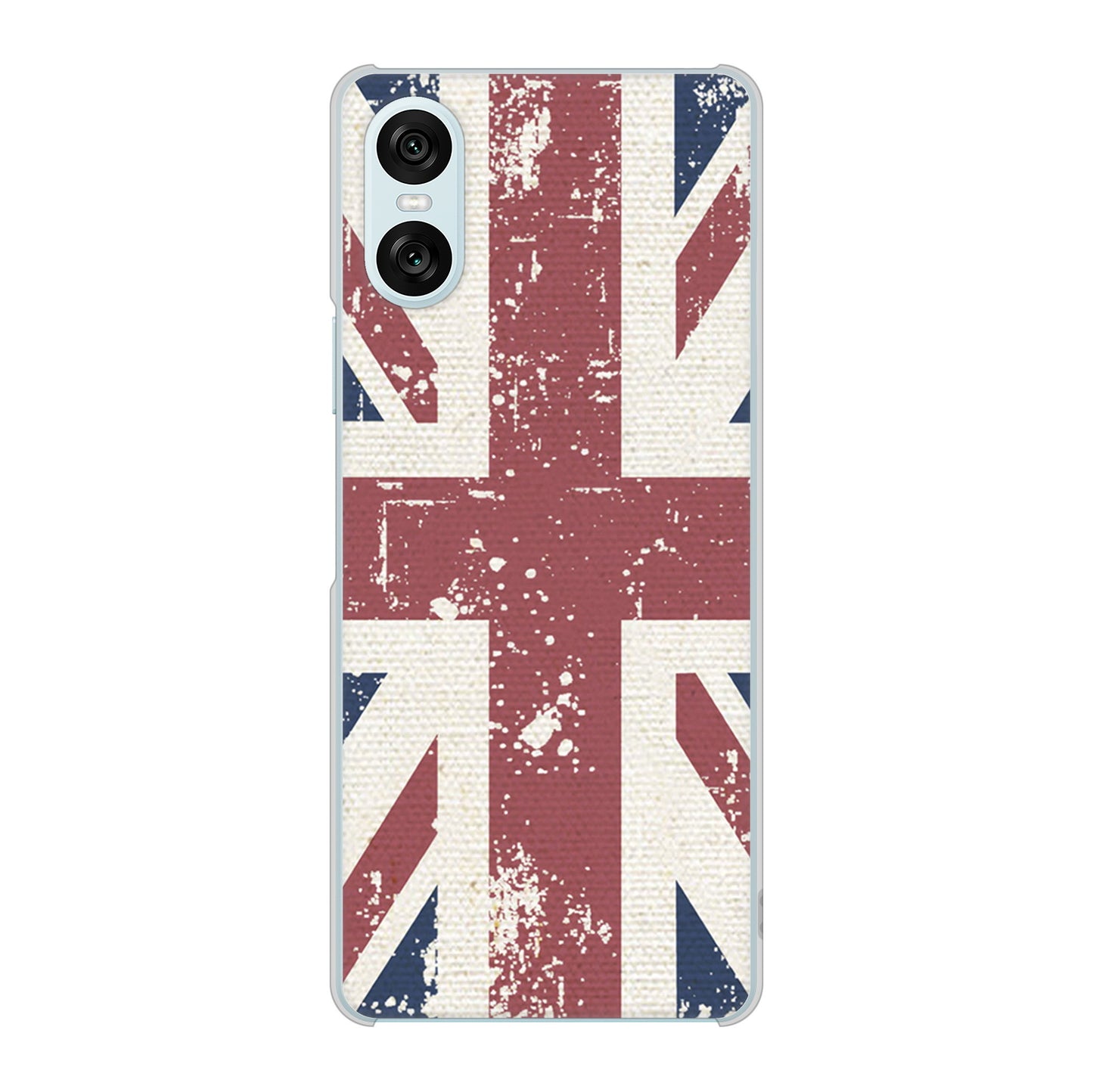 Xperia 10 VI A402SO SoftBank 高画質仕上げ 背面印刷 ハードケースユニオンジャック