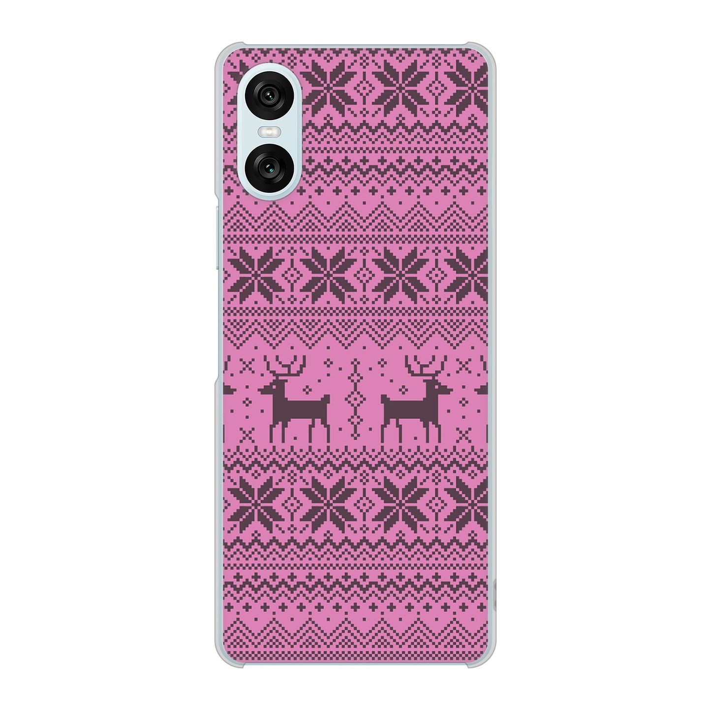 Xperia 10 VI A402SO SoftBank 高画質仕上げ 背面印刷 ハードケースクリスマス