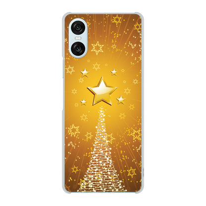 Xperia 10 VI A402SO SoftBank 高画質仕上げ 背面印刷 ハードケースクリスマス