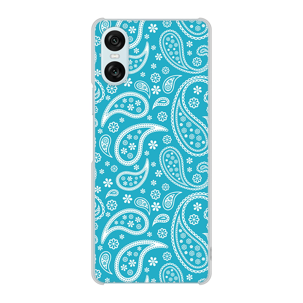 Xperia 10 VI A402SO SoftBank 高画質仕上げ 背面印刷 ハードケースペイズリー