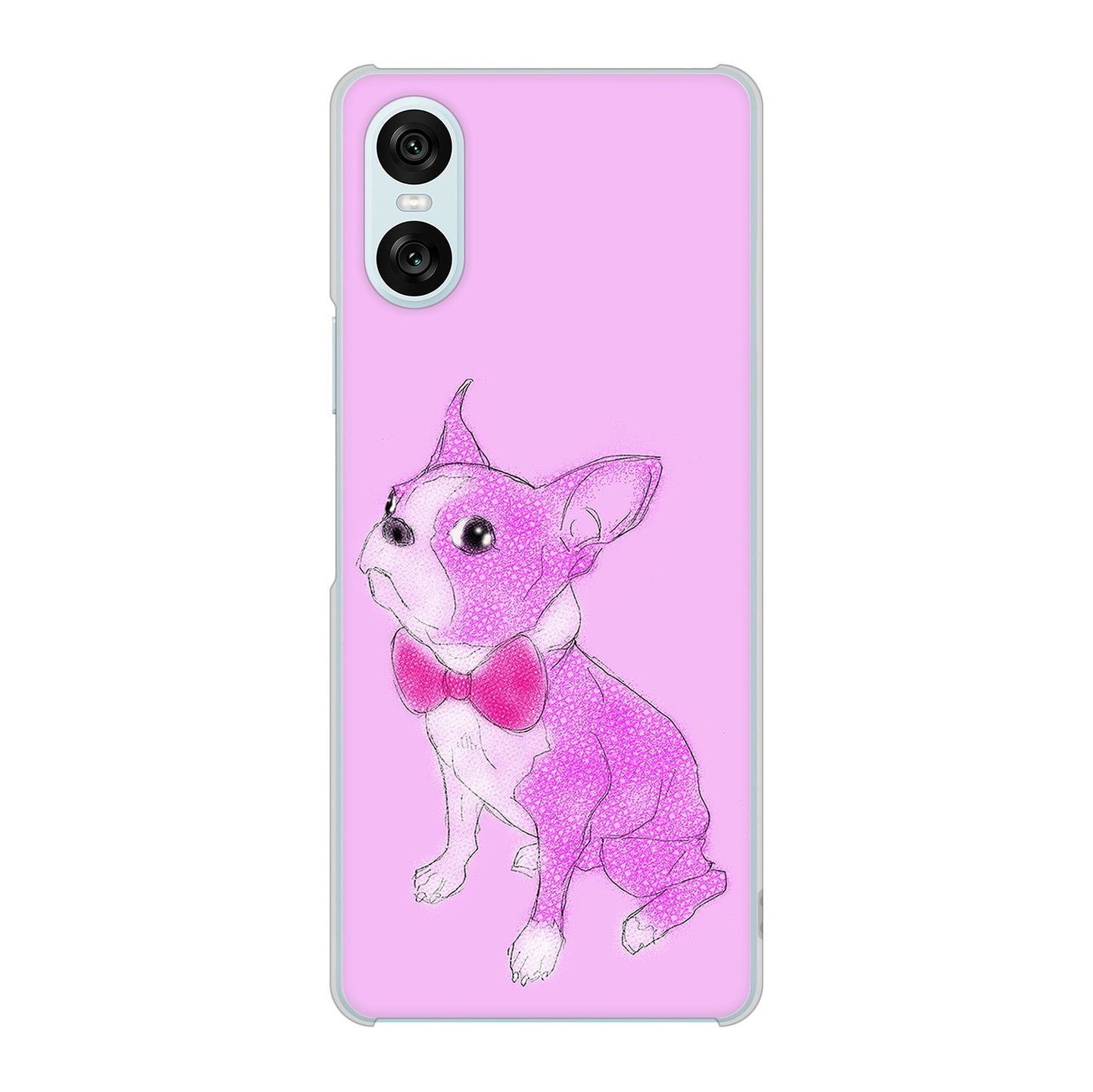 Xperia 10 VI A402SO SoftBank 高画質仕上げ 背面印刷 ハードケースボストンテリア