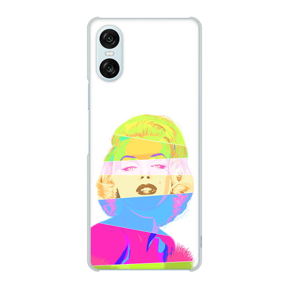 Xperia 10 VI A402SO SoftBank 高画質仕上げ 背面印刷 ハードケースマリリンモンローデザイン