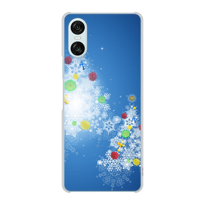 Xperia 10 VI A402SO SoftBank 高画質仕上げ 背面印刷 ハードケースクリスマス