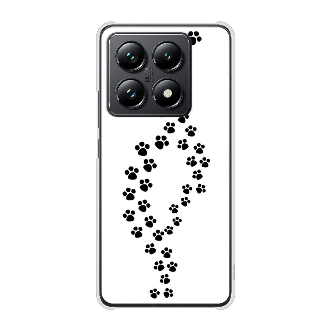 Xiaomi 14T Pro A402XM SoftBank 高画質仕上げ 背面印刷 ハードケース 【066 あしあと】