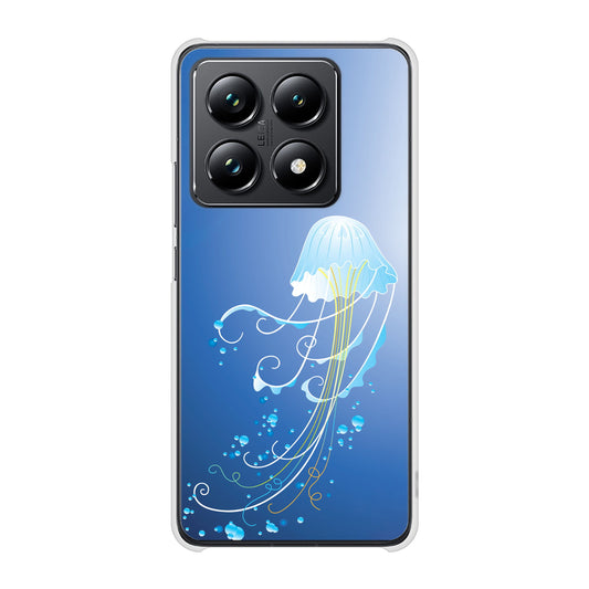Xiaomi 14T Pro A402XM SoftBank 高画質仕上げ 背面印刷 ハードケース 【362 ジェリーフィシュ】