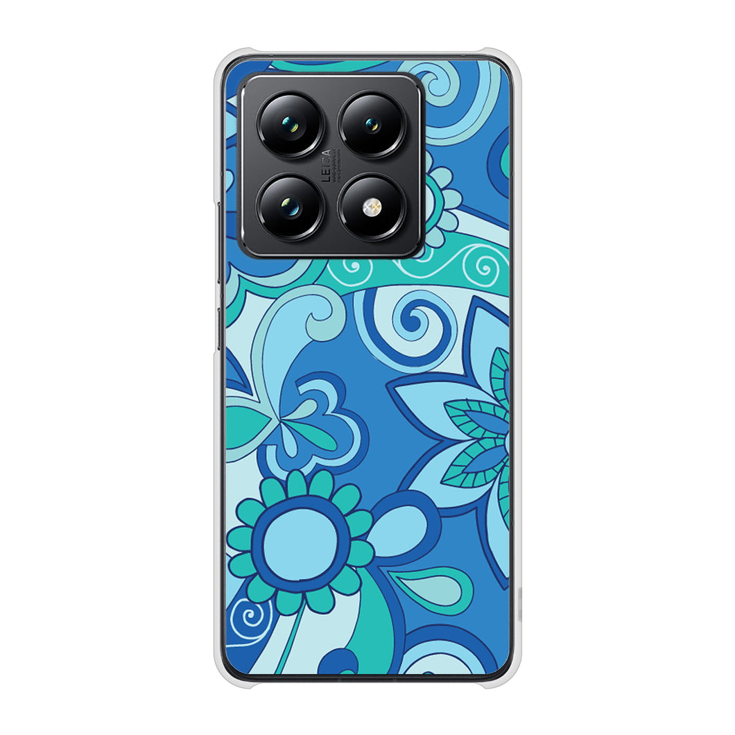 Xiaomi 14T Pro A402XM SoftBank 高画質仕上げ 背面印刷 ハードケース 【409 ブルーミックス】