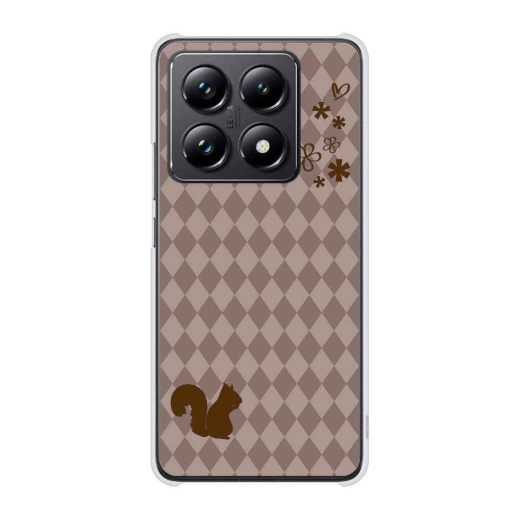 Xiaomi 14T Pro A402XM SoftBank 高画質仕上げ 背面印刷 ハードケース 【515 リス】