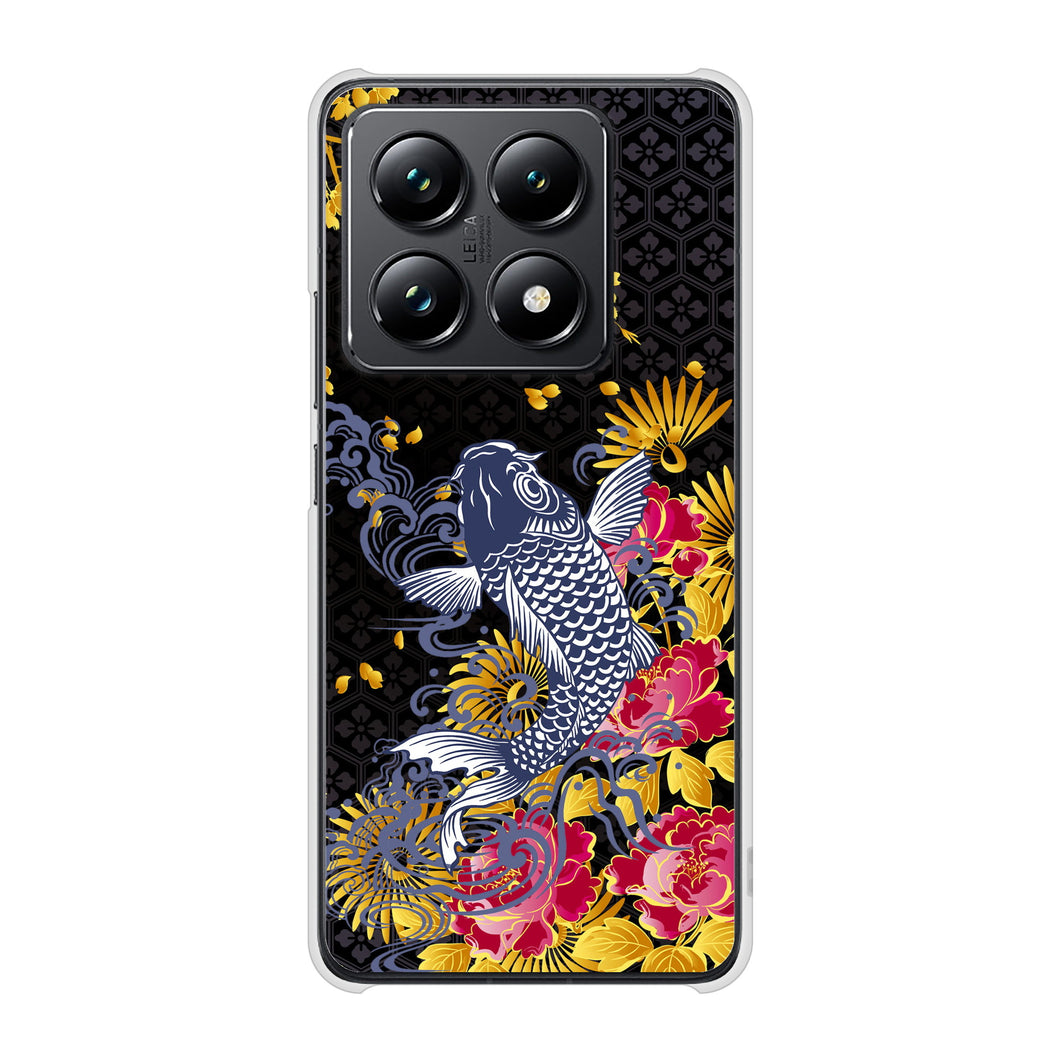 Xiaomi 14T Pro A402XM SoftBank 高画質仕上げ 背面印刷 ハードケース鯉