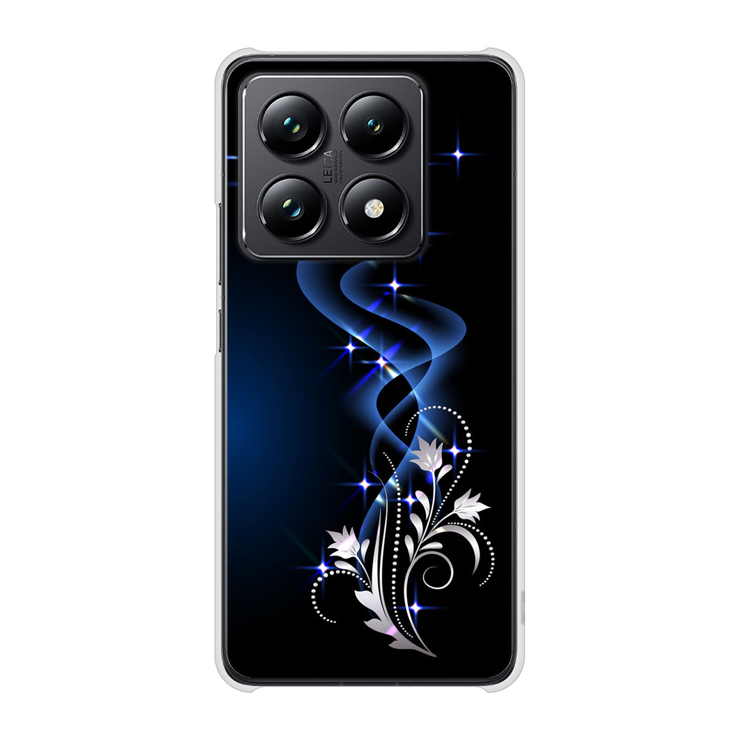 Xiaomi 14T Pro A402XM SoftBank 高画質仕上げ 背面印刷 ハードケース 【1278 華より昇る流れ】