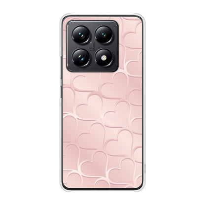 Xiaomi 14T Pro A402XM SoftBank 高画質仕上げ 背面印刷 ハードケースかくれハート