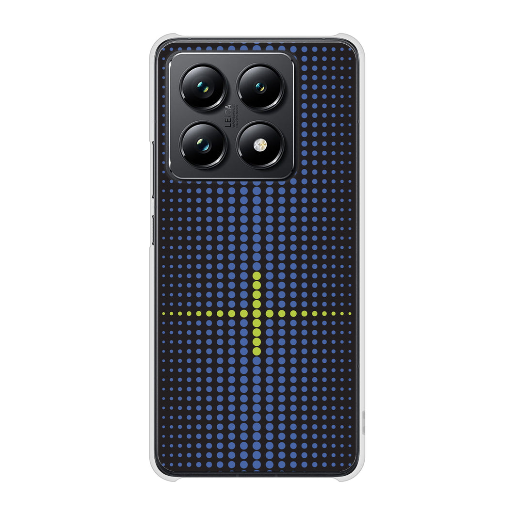 Xiaomi 14T Pro A402XM SoftBank 高画質仕上げ 背面印刷 ハードケース 【IB907 グラデーションドット】