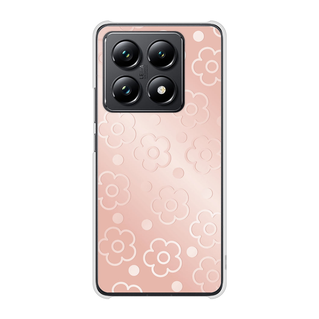 Xiaomi 14T Pro A402XM SoftBank 高画質仕上げ 背面印刷 ハードケースエンボス風デイジーシンプル