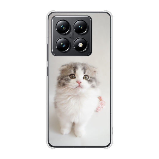Xiaomi 14T Pro A402XM SoftBank 高画質仕上げ 背面印刷 ハードケース 【VA803 まっていますネコ】