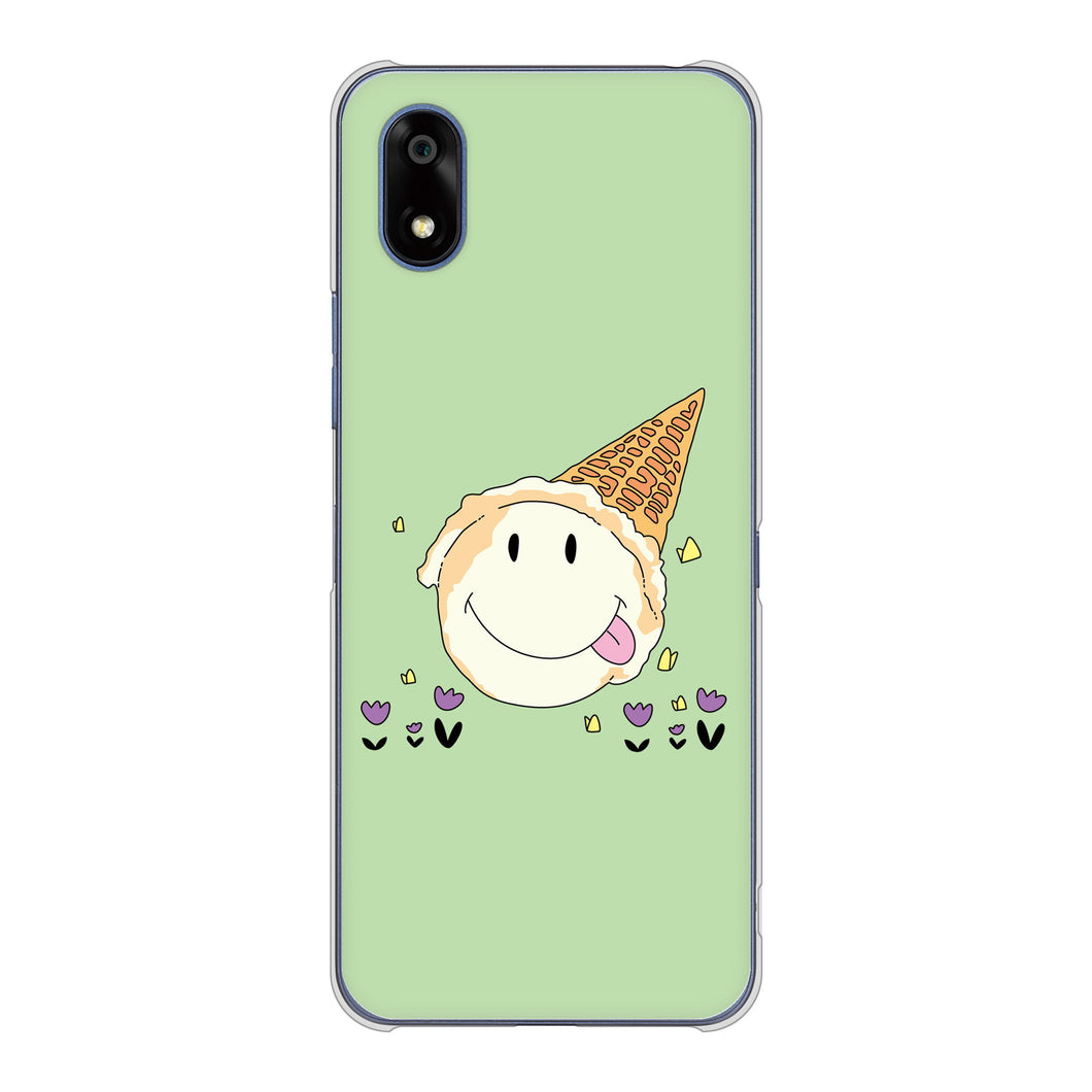 かんたんスマホ4 A402ZT Y!mobile 高画質仕上げ 背面印刷 ハードケーススイーツイラスト