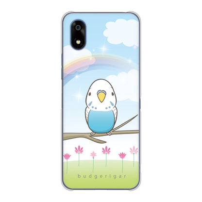 かんたんスマホ4 A402ZT Y!mobile 高画質仕上げ 背面印刷 ハードケースセキセイインコ