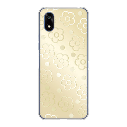 かんたんスマホ4 A402ZT Y!mobile 高画質仕上げ 背面印刷 ハードケースエンボス風デイジーシンプル