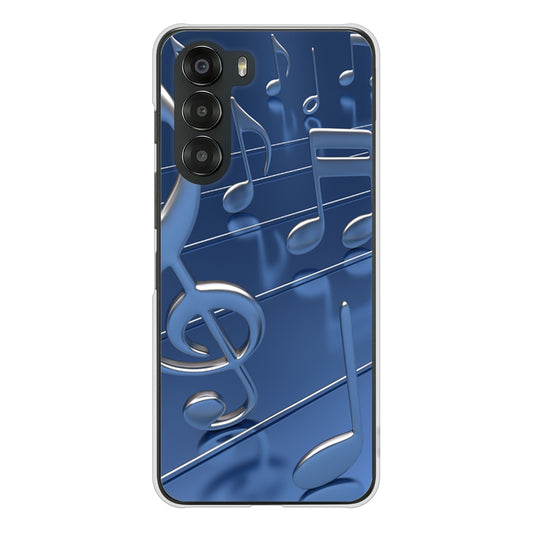 nubia S 5G A403ZT Y!mobile 高画質仕上げ 背面印刷 ハードケース音符