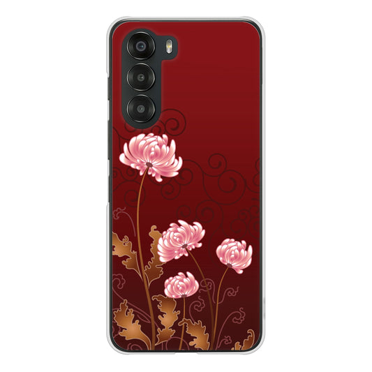 nubia S 5G A403ZT Y!mobile 高画質仕上げ 背面印刷 ハードケース 【375 優美な菊】