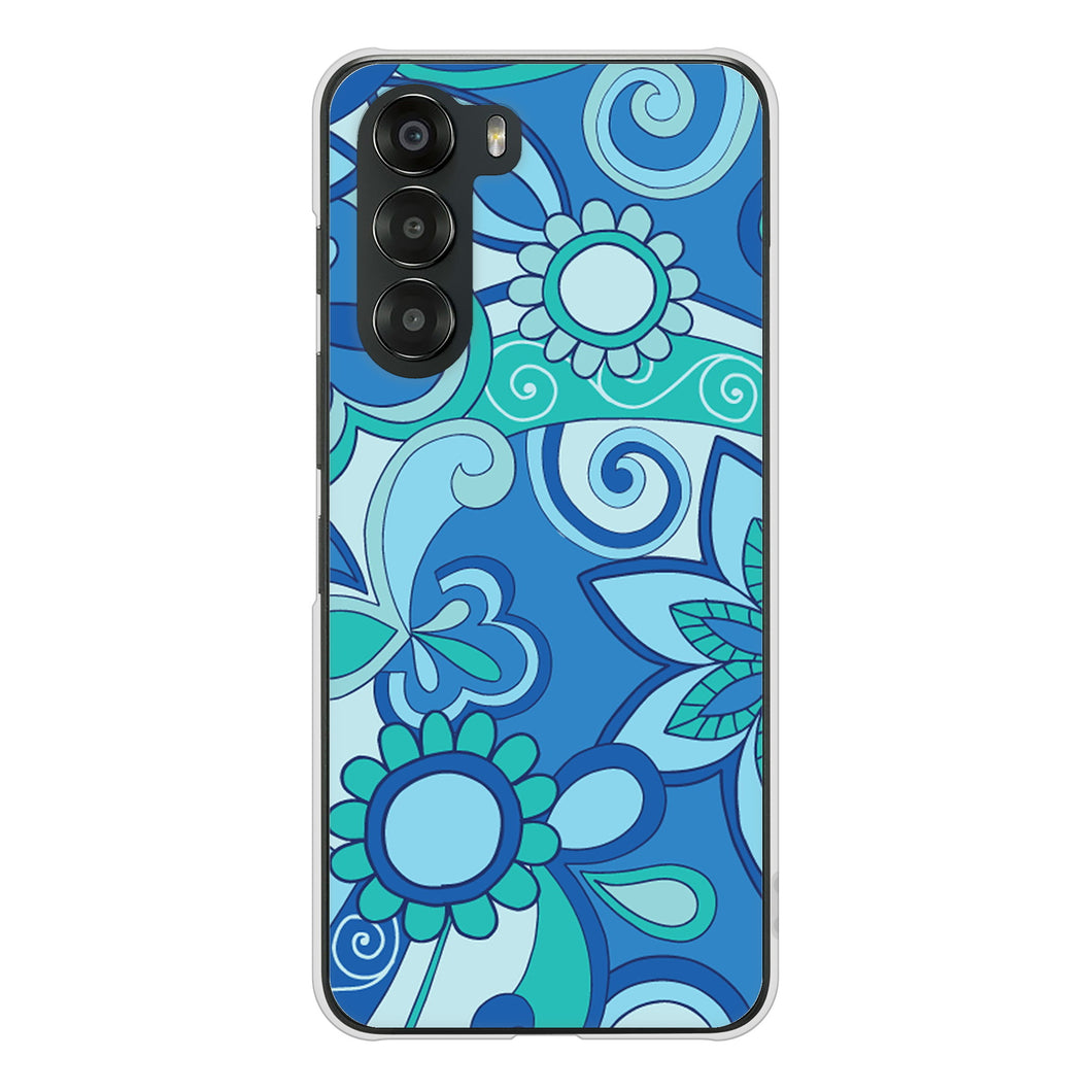 nubia S 5G A403ZT Y!mobile 高画質仕上げ 背面印刷 ハードケース 【409 ブルーミックス】