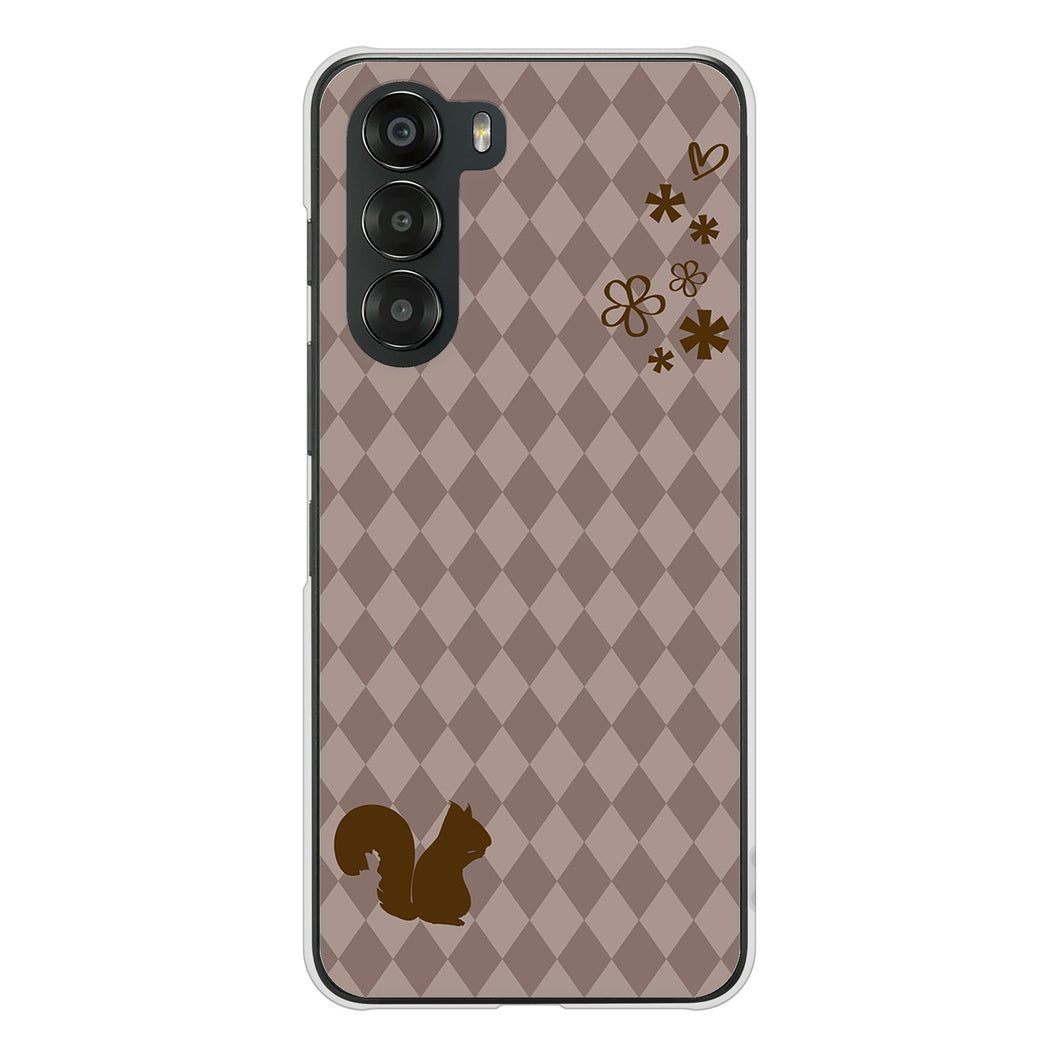 nubia S 5G A403ZT Y!mobile 高画質仕上げ 背面印刷 ハードケース 【515 リス】