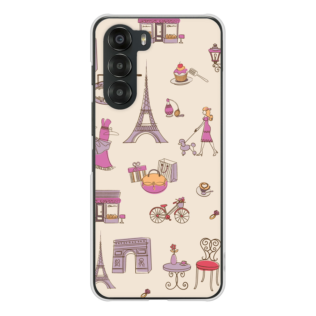 nubia S 5G A403ZT Y!mobile 高画質仕上げ 背面印刷 ハードケースLOVE フランス